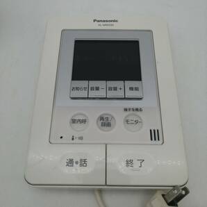 t2716 Panasonic インターホン ドアホン カラーモニター親機 VL-MW230 カラーカメラ玄関子機 VL-V566 ワイヤレスモニター子機 VL-W605 現状の画像2