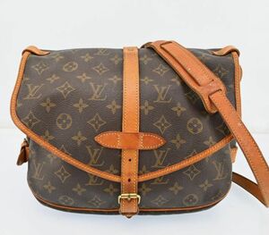 LOUIS VUITTON ルイヴィトン ソミュール30 ショルダーバッグ モノグラム M42256 ブラウン 斜め掛け R2679RA60