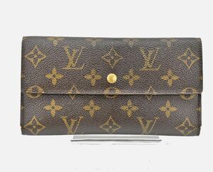 ルイヴィトン LOUIS VUITTON 長財布 M61215 ポルトトレゾール　インターナショナル モノグラム・キャンバス 財布　 P1188GS