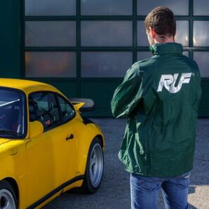 レア ポルシェ PORSCHE RUF ゲンバラ ジャケット Lサイズ ダークネイビーの画像7