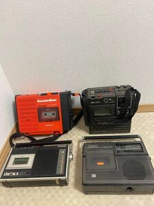 SONY　ソニー　ラジカセ　CF-1110, TOSHIBA 東芝 RT-320F, SANYO MR-4000, SANYO KARAOKEMATE PAT-8100セットまとめて売る