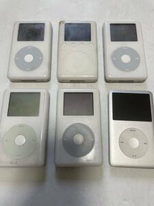 Apple iPod classic 6台まとめて売る