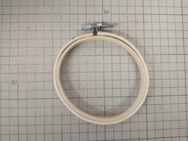 竹製 刺繍枠 刺しゅう 10㎝ 6個セット 訳あり品 値下げしました