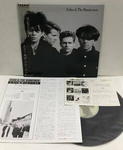 LP エコー＆ザ・バニーメン P-13548 帯付 ECHO & THE BUNNYMEN