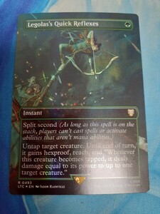 mtg　Legolas's Quick Reflexes　英語 foil