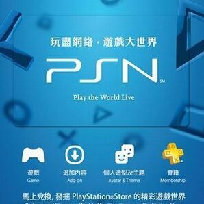 PSN $200HK 香港版 プレイステーションネットワークカード HK 香港ドル ストア コード 即決の画像1