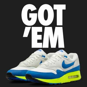 Nike Air Max 1 86 OG Royal and Volt 28cm