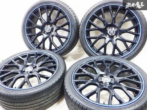 ◆きれい!!◆ BLEST ブレスト バーンシュポルト タイプ902 18インチ 7J +42 4穴 PCD100 215/40R18 2021年 タイヤ付き プリウス スイフト