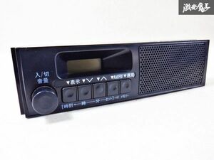 保証付 通電OK ダイハツ純正 1DIN ラジオ デッキ スピーカー 内蔵 86120-B2040 即納 棚C8