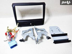 スズキ純正 MK42S スペーシア オーディオパネル ナビパネル ステー 枠 ハーネス付 73821-81MA 即納 棚B3F