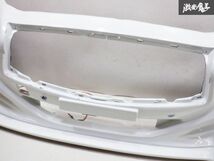 社外品 V37 スカイライン 前期 ABS フロントバンパー LED付き パールホワイト 棚2Q3_画像3