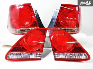 点灯OK！！トヨタ純正 GRS180 GRS181 GRS182 GRS184 クラウン アスリート 後期 LED テ ールライト テールランプ 4点 ICHIKOH 30-309 棚G4