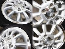 ◆美品! 目立つキズ無し!◆ スズキ純正 HE21S ラパン 13インチ 4J +45 4穴 PCD100 ファルケン 155/65R13 4本 タイヤ付き ワゴンR アルト_画像6