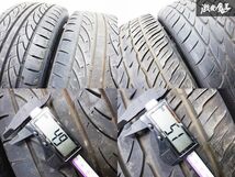 社外品 アルミホイール メッキ 17インチ 7J +48 4穴 5穴 PCD114.3 215/45R17 タイヤ付 4本 ステップワゴン エスティマ ノア ヴォクシー_画像9