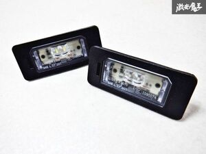 点灯OK！！保証付 BMW純正 5シリーズ F11 F10 LED ナンバー灯 ナンバープレートライト 63.26-7193293 即納 棚