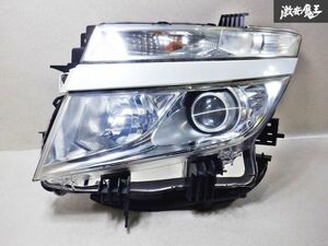 点灯OK！！日産純正 E52 エルグランド ハイウェイスター 前期 HID キセノン ヘッドライト ヘッドランプ 右 運転席 KOITO 100-23009 棚R5