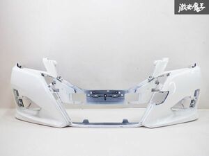 トヨタ純正 GRS210 GRS211 GRS214 クラウン アスリート 後期 フロントバンパー パールホワイト 52119-30K40 棚2R6