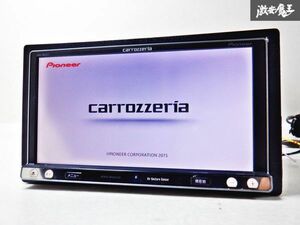 保証付 carrozzeria カロッツェリア メモリーナビ AVIC-MRZ077 地図データ 2015年 フルセグ Bluetooth DVD カーナビ 棚D3