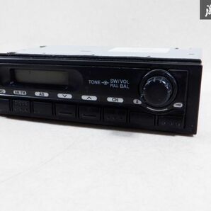 三菱ふそう 純正 ラジオ チューナー RM-9292R AM FM 1DIN 24V 即納 棚D6の画像2