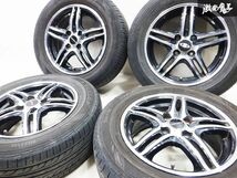 HOT STUFF ホットスタッフ Laffite SK-5 14インチ 5.5J +45 4穴 PCD100 185/65R14 4本 タイヤ付き モビリオ フィット フリード スイフト_画像1