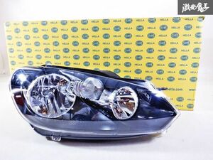 新品☆未使用 VW フォルクスワーゲン純正 HELLA ヘラー製 1KCAX ゴルフ A6 ハロゲン ヘッドライト ヘッドランプ 右 右側 1LG 009 棚2H11