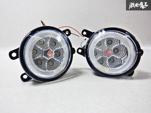 点灯OK！！社外品 MH21S ワゴンR LED イカリング フォグランプ フォグライト H8 H11 ホワイト ブルー 左右 即納 棚D11E