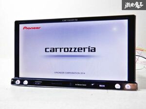 保証付 動作OK carrozzeria カロッツェリア メモリーナビ AVIC-MRZ009 地図データ 2014年 Bluetooth 地デジ DVD再生 CD再生 カーナビ 棚D6