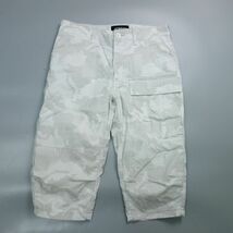 AVIREX アヴィレックス/FRONT CARGO CROPPED PANTS/クロップド カーゴパンツ/白 メンズ M ミリタリー/6106079_画像1