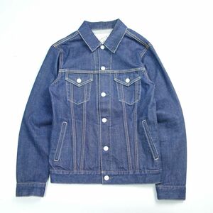 極美品 DENIME ドゥニーム 日本製 現行 NEW PENCIL FIT DENIM JACKET ストレッチデニムジャケット S メンズ