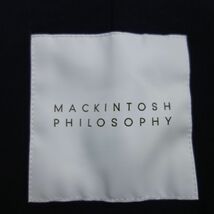 MACKINTOSH PHILOSOPHY マッキントッシュ ナイロンダブルクロス フーデットショートコート メンズ 38 黒 H1C54-329-29_画像8