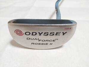 【人気】オデッセイ DUAL FORCE ROSSIE2 パター 34インチ／純正シャフト／ODYSSEY デュアル フォース ロッシー2 USA ROSSIEⅡ