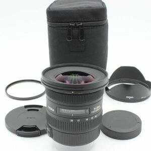 【極美品】 SIGMA シグマ 10-20mm f3.5 EX DC HSM ポーチ フード フィルター 付き キヤノン Canon 33033