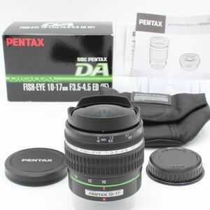 【新品同様】 PENTAX smc PENTAX-DA FISH-EYE 10-17mm f3.5-4.5 ED 元箱 付属品 付き pentax ペンタックス 34005