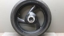 CY FZ400 4YR フロントホイール 17x3.00 JIL JAPAN F-47 検 絶版 希少 当時物 FZR_画像3