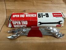 BANZAI　スパナ レンチセット　OPEN END WRENCH BT-9 SIZE 8-26m/m　6PS/SET_画像4