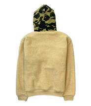 A BATHING APE POCKET RELAXED FIT BOA JACKET ボアジャケット 001LJI801004M ベージュ SIZE XL アベイシングエイプ 店舗受取可_画像2