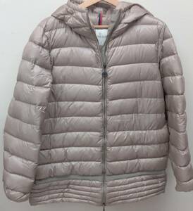 レディースダウンジャケット/MONCLER モンクレール/ダウンショートコート /ZIND-14-1321/CLASSE1/サイズ5/カラー ゴールド/汚れ有、減額済