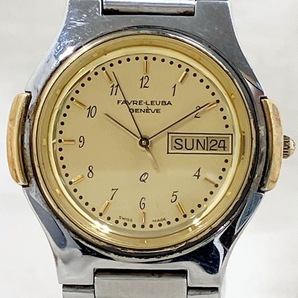 ［ジャンク］ FAVRE-LEUBA ファーブル ルーバ 3190-53 クォーツ式 本体のみ 腕時計の画像1