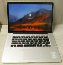 ジャンク Apple MacBook Pro Retina 15インチ(Mid2015) MJLQ2J/A Core i7-4770HQ@2.20GHz/16GB/256GB SSD 画面加工剥がれ有_画像3