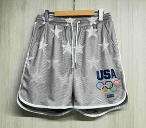 KITH for Team USA Stars Jordan Mesh Short Kiss сетка шорты шорты полиэстер серый легкий брюки 