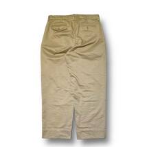 Unlikely Sawtooth Flap 2P Trousers U23F-23-0001 2タックチノパン 綿パン ベージュ サイズXL アンライクリー 店舗受取可_画像2