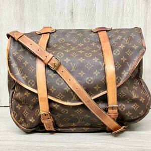 ［鑑定書付き］ LOUIS VUITTON ルイ・ヴィトン／モノグラム ソミュール43 M42252 バッグ