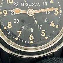 ジャンク BULOVA ブローバ MIL-W-6433A 腕時計 稼働品_画像6