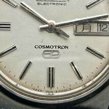 ジャンク CITIZEN ELECTRONIC COSMOTRON シチズン エレクトロニック コスモトロン 7800-870026 電磁テンプ式 腕時計 稼働品_画像4