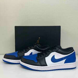 NIKE AIR JORDAN 1 LOW BLACK/WHITE/ROYAL BLUE ナイキ エアジョーダン 1 ロー ブラック ロイヤルブルー 553558-140 サイズ28cm