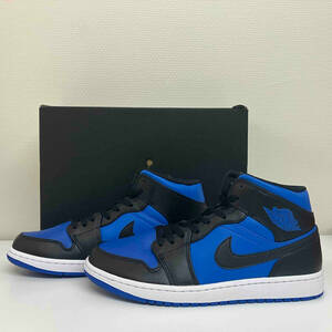 NIKE AIR JORDAN 1 MID BLACK/WHITE/ROYAL BLUE ナイキ エアジョーダン 1 ミッド ブラック ロイヤルブルー DQ8426-042 サイズ28cm