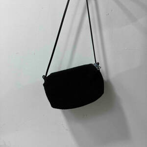 BARNEYS NEWYORK Eco Mouton Mini Shoulder Bag Black バーニーズニューヨーク エコムートンミニショルダーバッグ