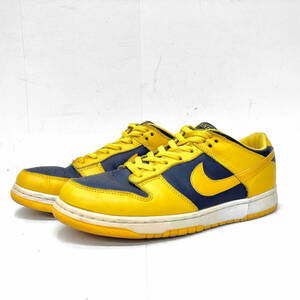 【観賞用】Nike Dunk Low 'Varsity Maize/Midnight Navy' (1999) ナイキ ダンク ロー 624035-411 28.5cm