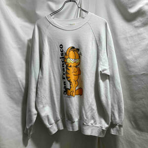 古着 70s 80s Velva Sheen GARFIELD Sweat ベルバシーン ガーフィード スウェット イエロータグ Size:XL Vintage ヴィンテージ