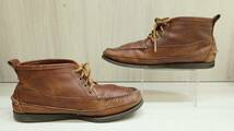 L.L.Bean/エルエルビーン/ブーツ/230105/Handsewn Moccasins/ブラウン/サイズ8 1/2_画像3